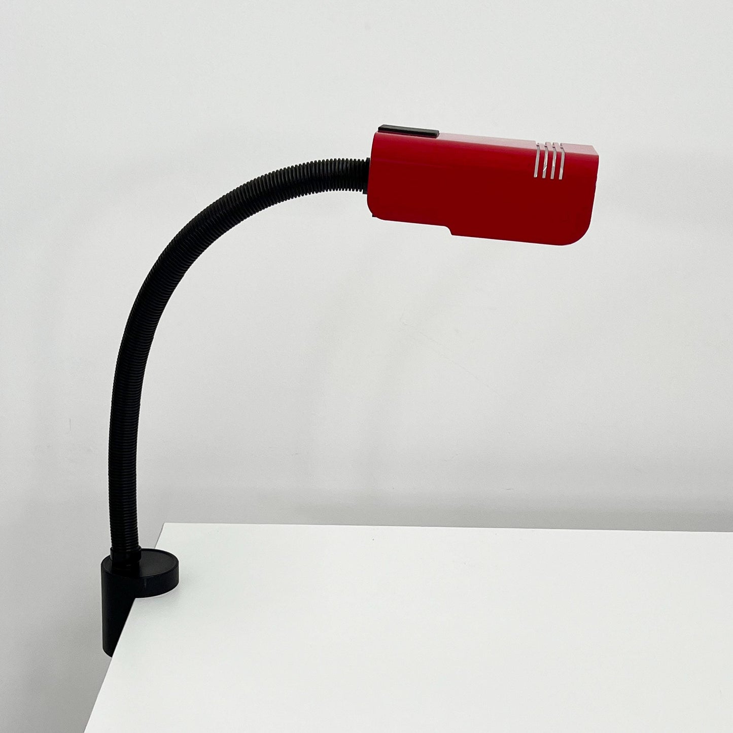 Red desk lamp by Targetti Sankey, 1970s vintage