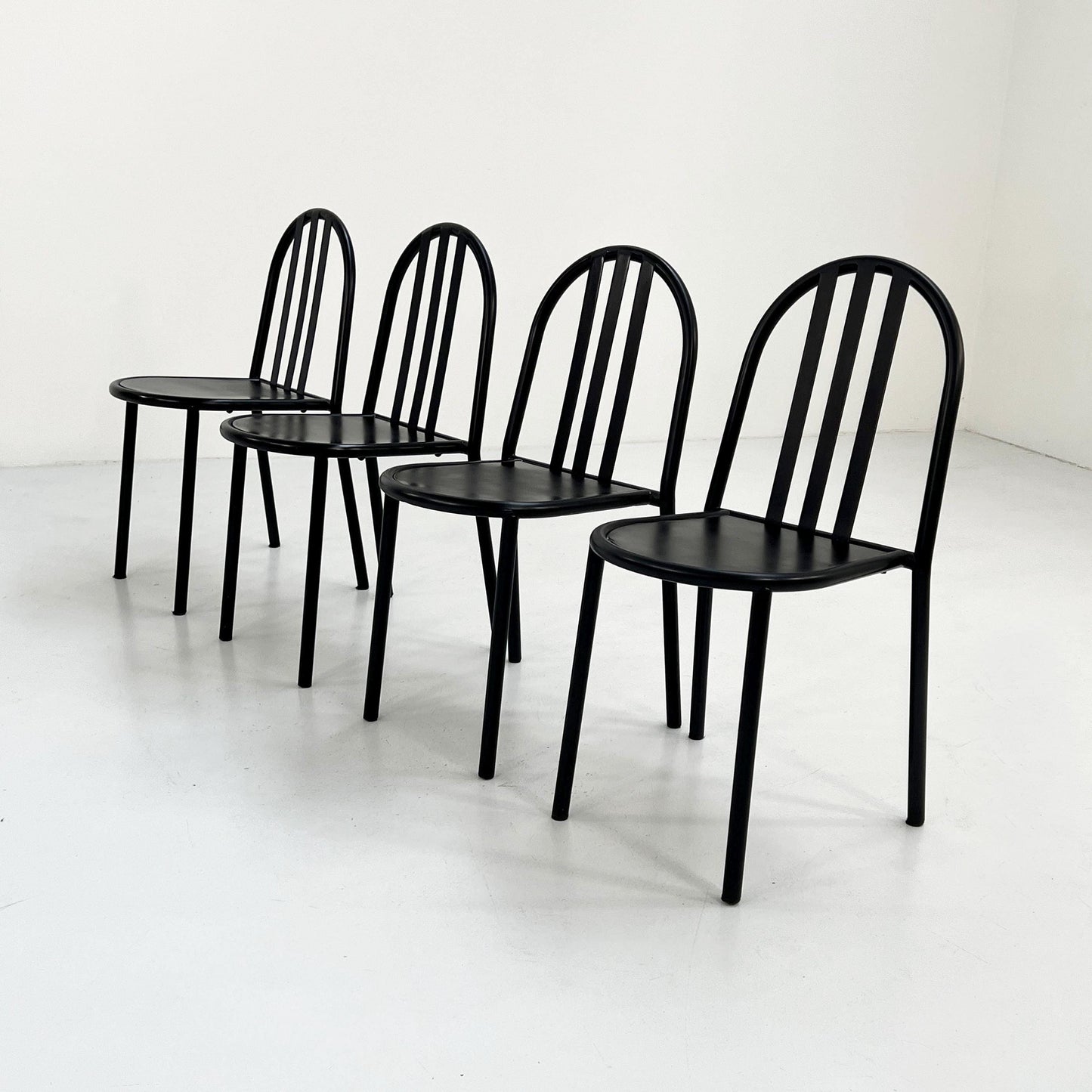 Ensemble de 4 chaises No.222 par Robert Mallet-Stevens pour Pallucco Italia, 1980s