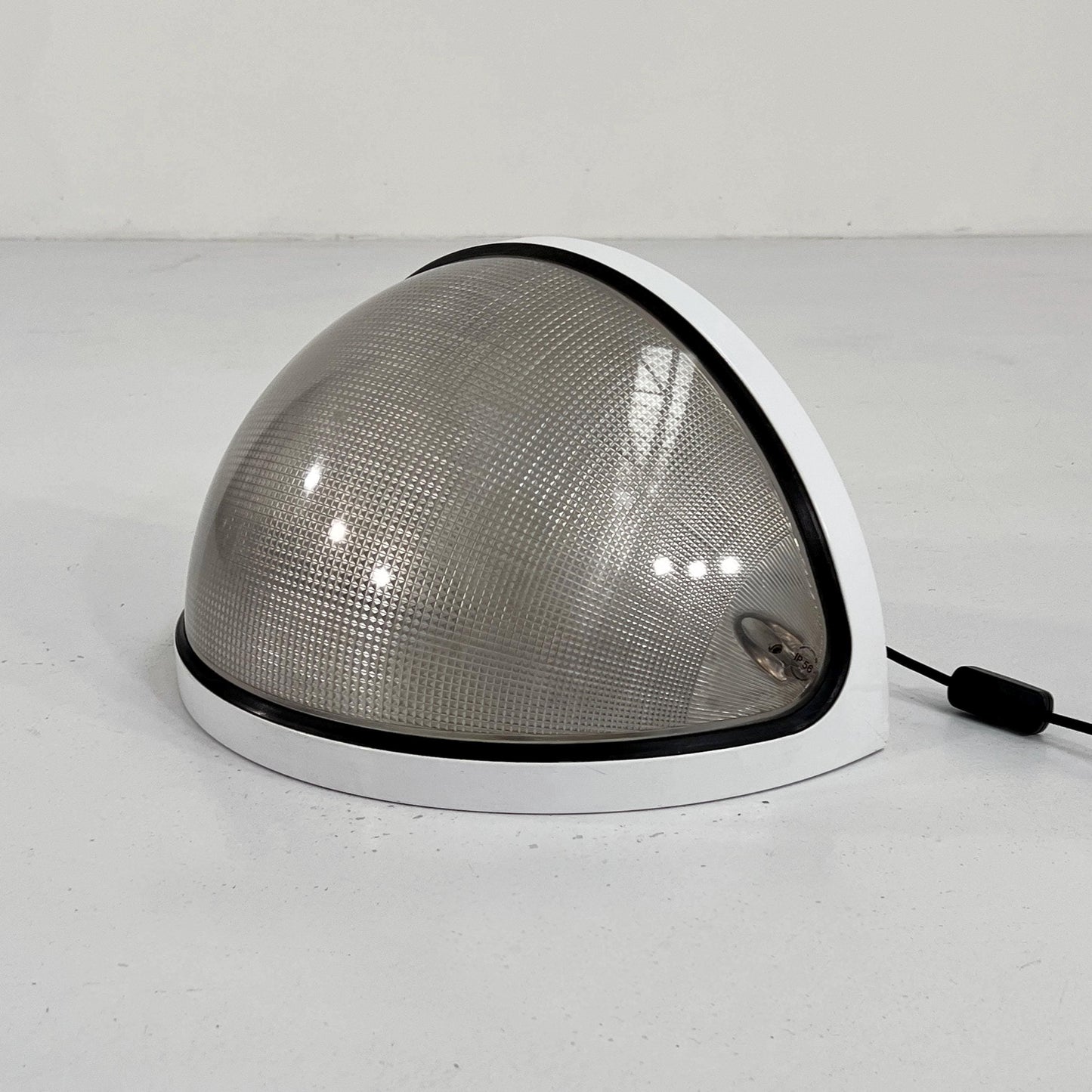 White Totum lamp by GN Gigante, M. Boccato and A. Zambusi for Zerbetto, 1970s vintage