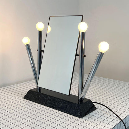 Yucca table mirror by Anna Anselmi for Bieffeplast, 1980s vintage