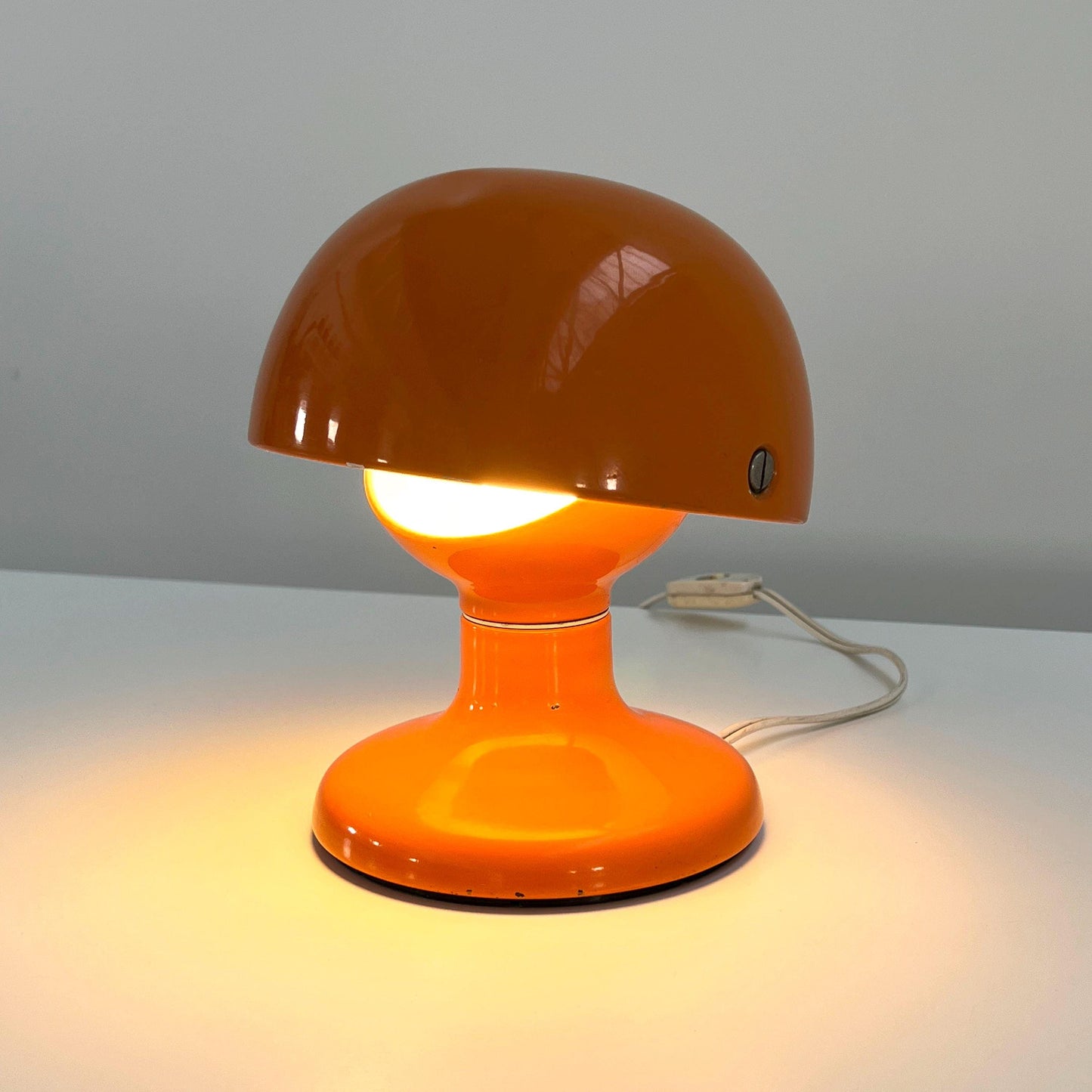 Orange Jucker 147 table lamp by Tobia and Afra Scarpa for Flos, 1960s vintage