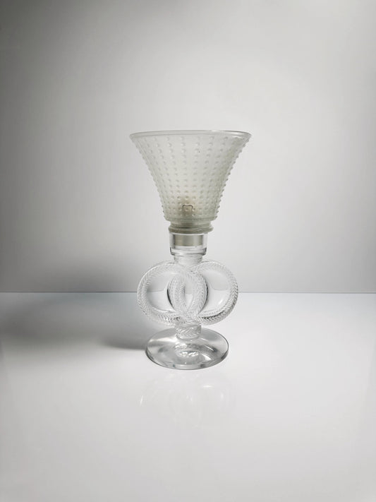 Lampe de table Murano VERRE Swirl Barovier et Toso Venini Vignelli Vistosi Peill Putzler années 60 1960 années 70 Lattimo Filigrana vintage