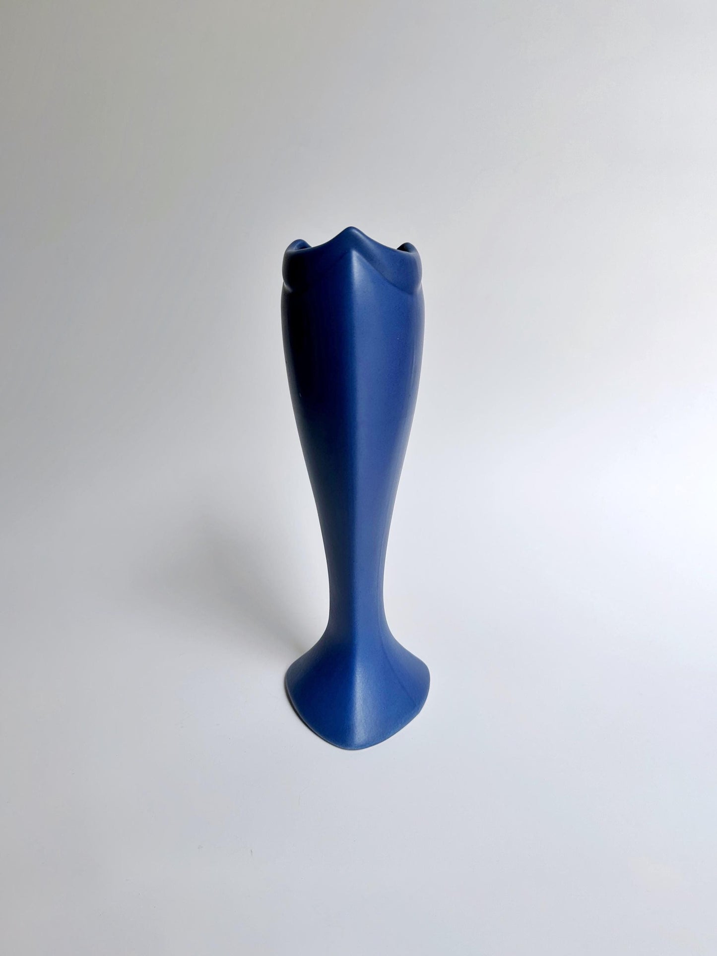 Vase ASA Bleu Vase à Fleurs Céramique Memphis Milano Années 90 Années 90 1990 Années 1990 Allemagne Outremer Cobalt Bleu Postmodern vintage