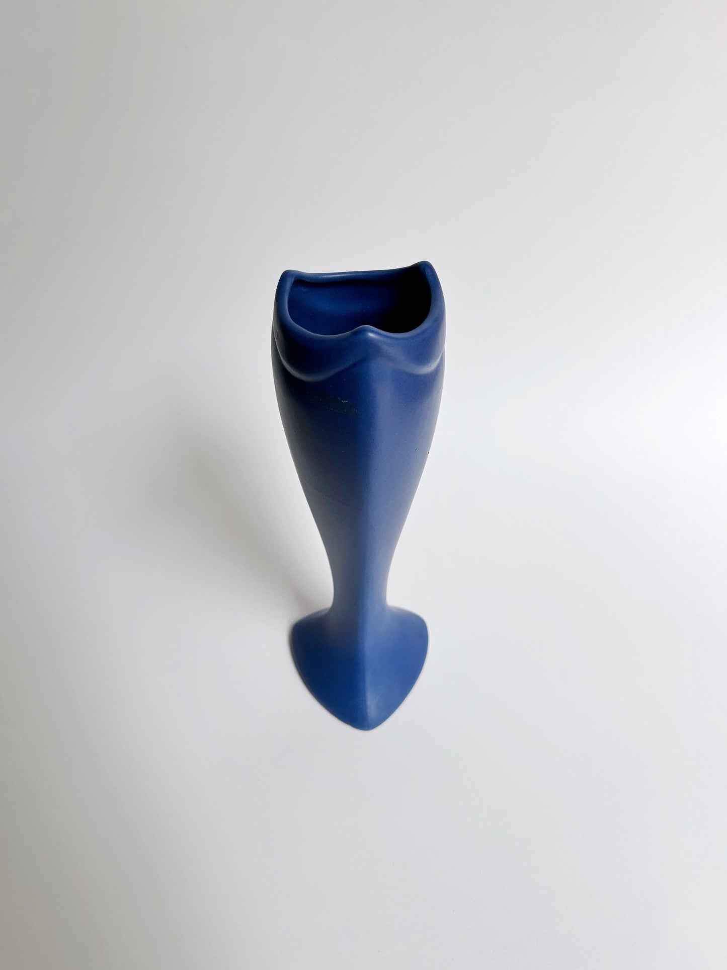 Vase ASA Bleu Vase à Fleurs Céramique Memphis Milano Années 90 Années 90 1990 Années 1990 Allemagne Outremer Cobalt Bleu Postmodern vintage