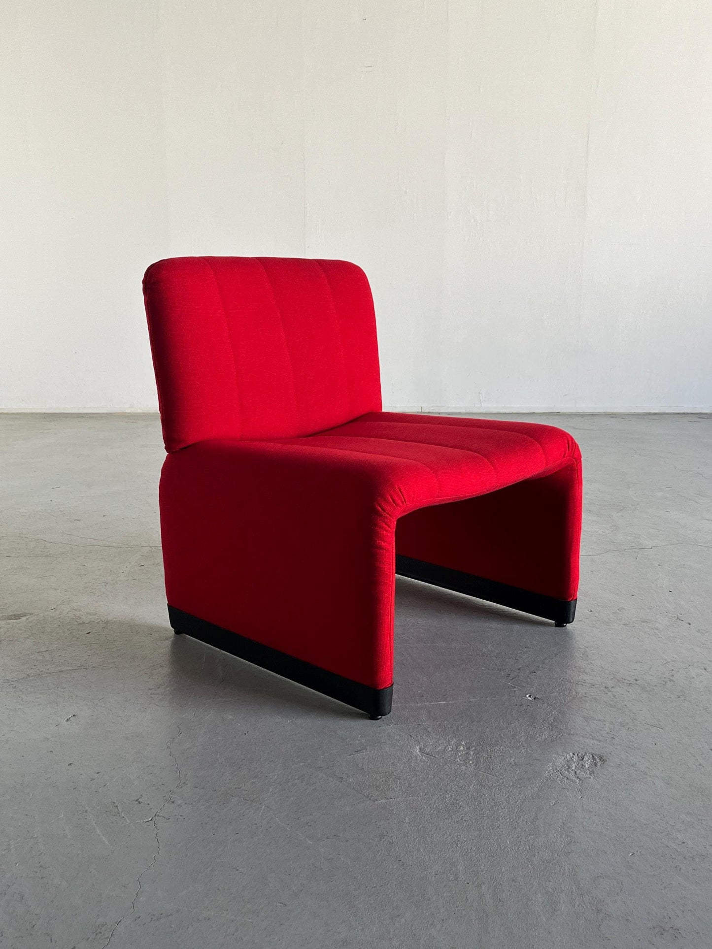 1 von 4 italienischen Vintage-Loungesesseln aus der Mitte des Jahrhunderts im Stil des „Alky“-Stuhls von Giancarlo Piretti, italienisches Design der 1970er Jahre