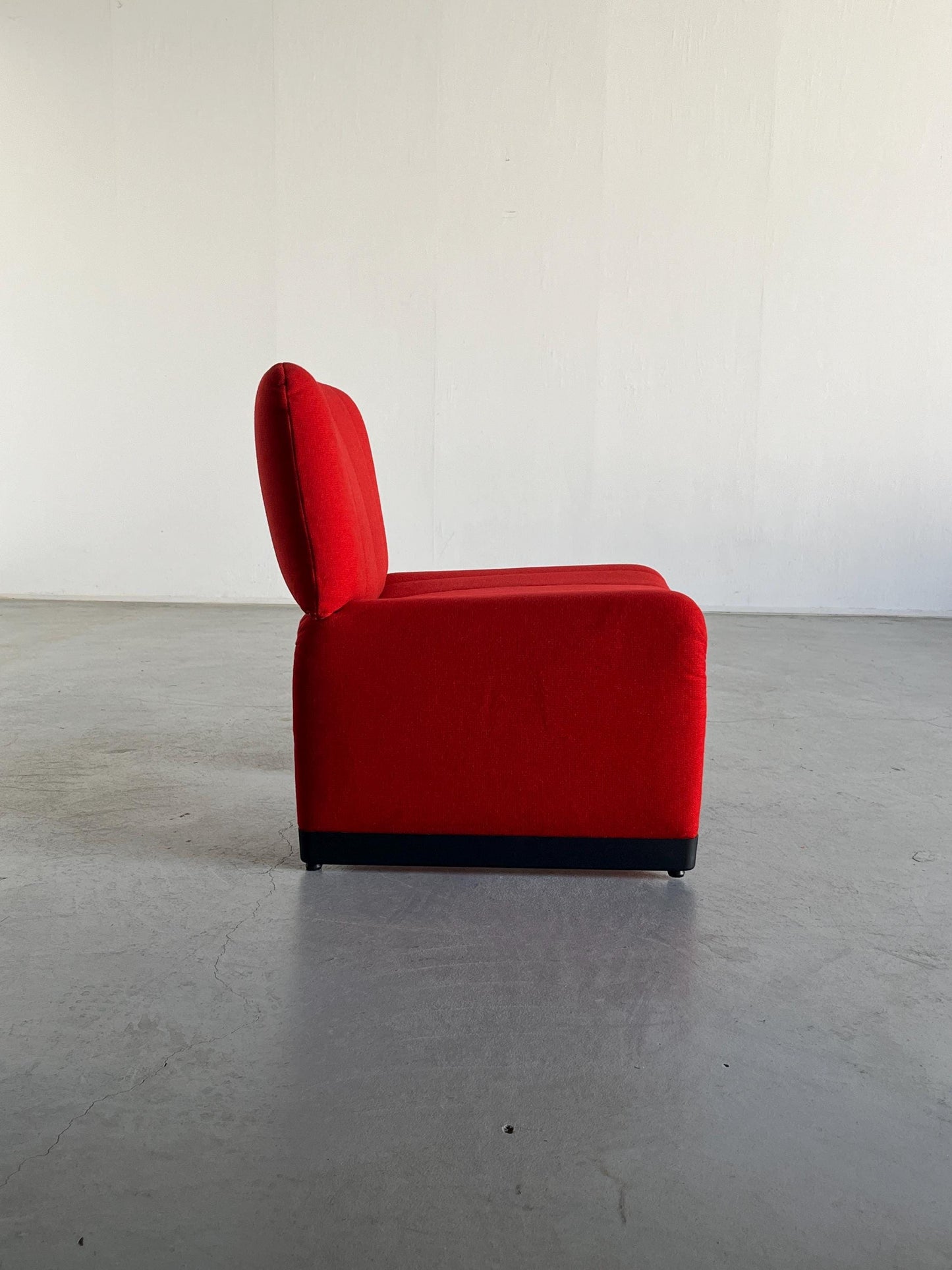 1 von 4 italienischen Vintage-Loungesesseln aus der Mitte des Jahrhunderts im Stil des „Alky“-Stuhls von Giancarlo Piretti, italienisches Design der 1970er Jahre