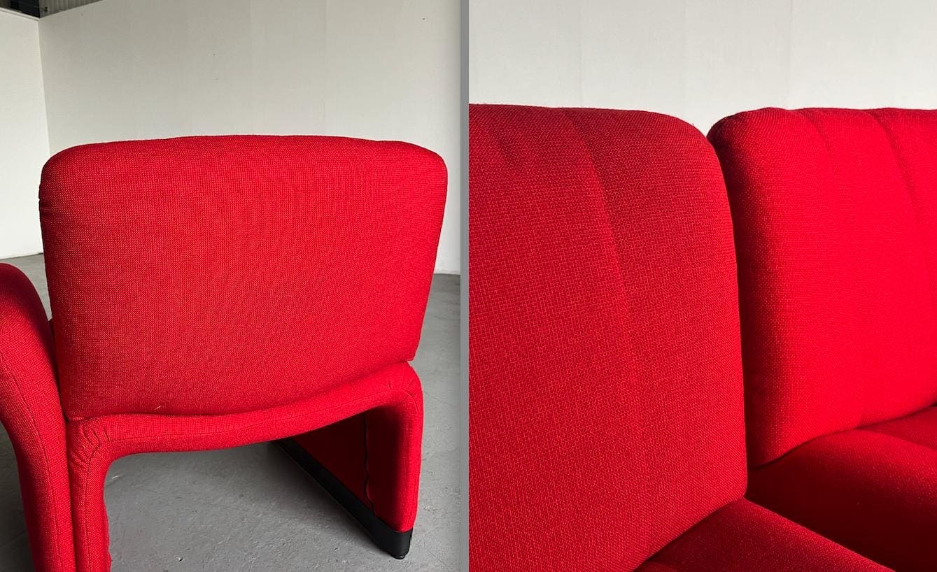 1 von 4 italienischen Vintage-Loungesesseln aus der Mitte des Jahrhunderts im Stil des „Alky“-Stuhls von Giancarlo Piretti, italienisches Design der 1970er Jahre