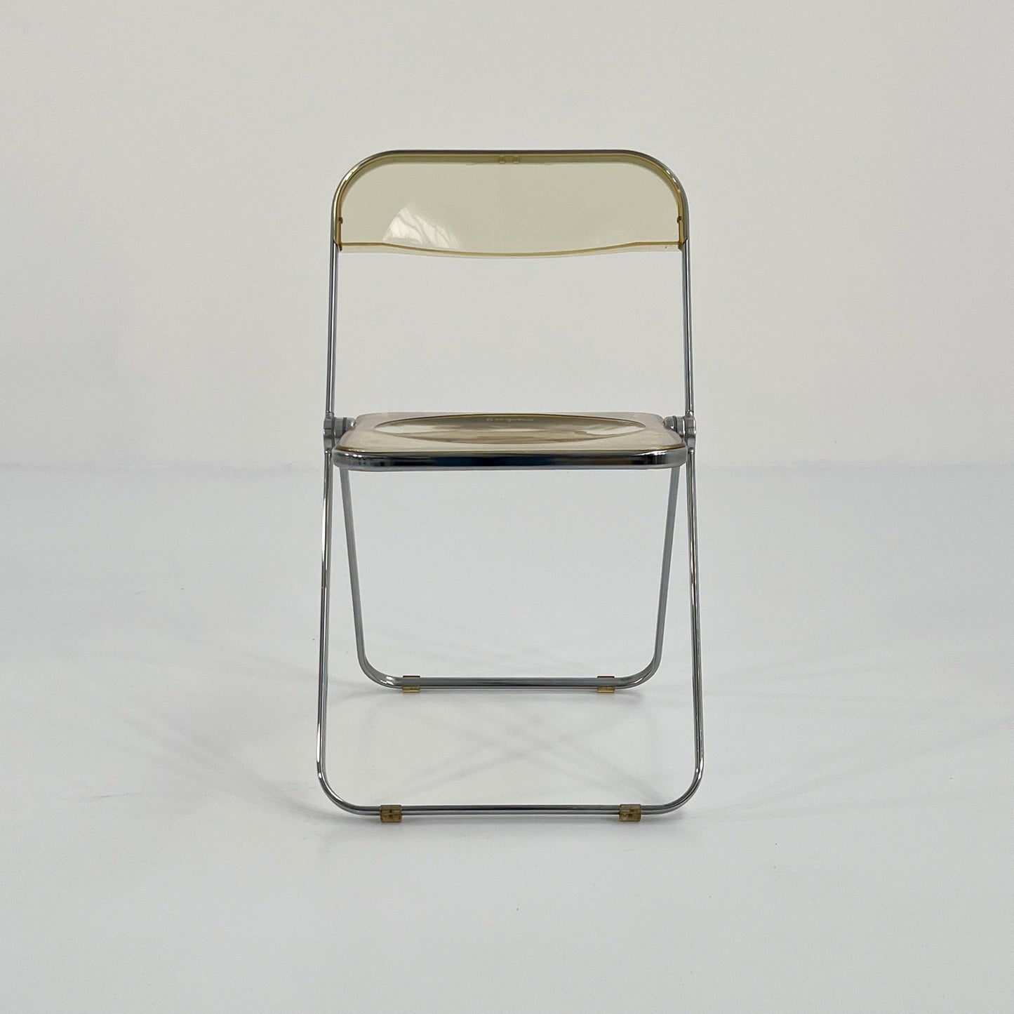 Plia folding chair by Giancarlo Piretti for Anonima Castelli transparent design, 1960s vintage