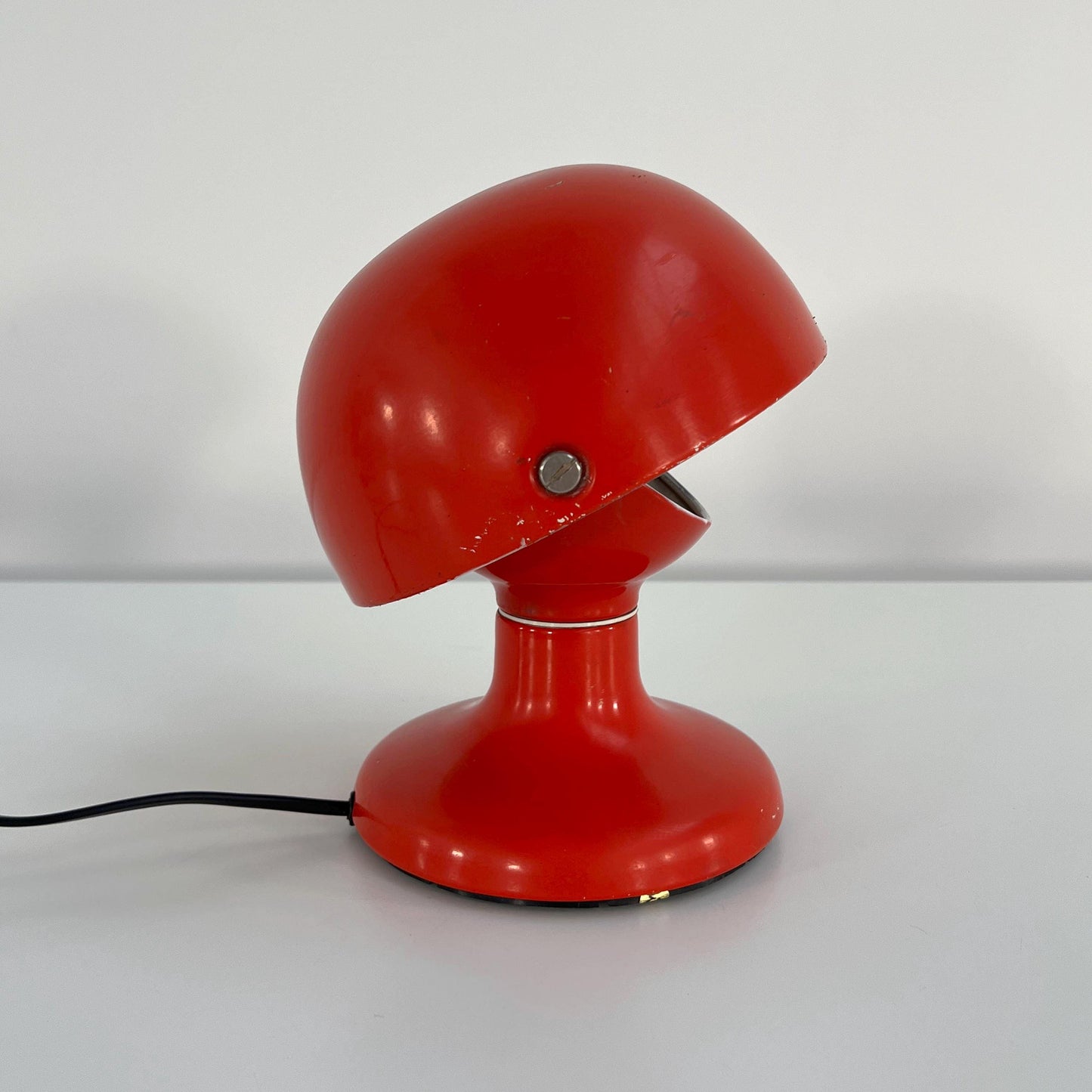 Lampe de table Jucker rouge par Tobia & Afra Scarpa pour Flos, 1960