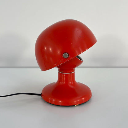 Red Jucker table lamp by Tobia & Afra Scarpa for Flos, 1960s