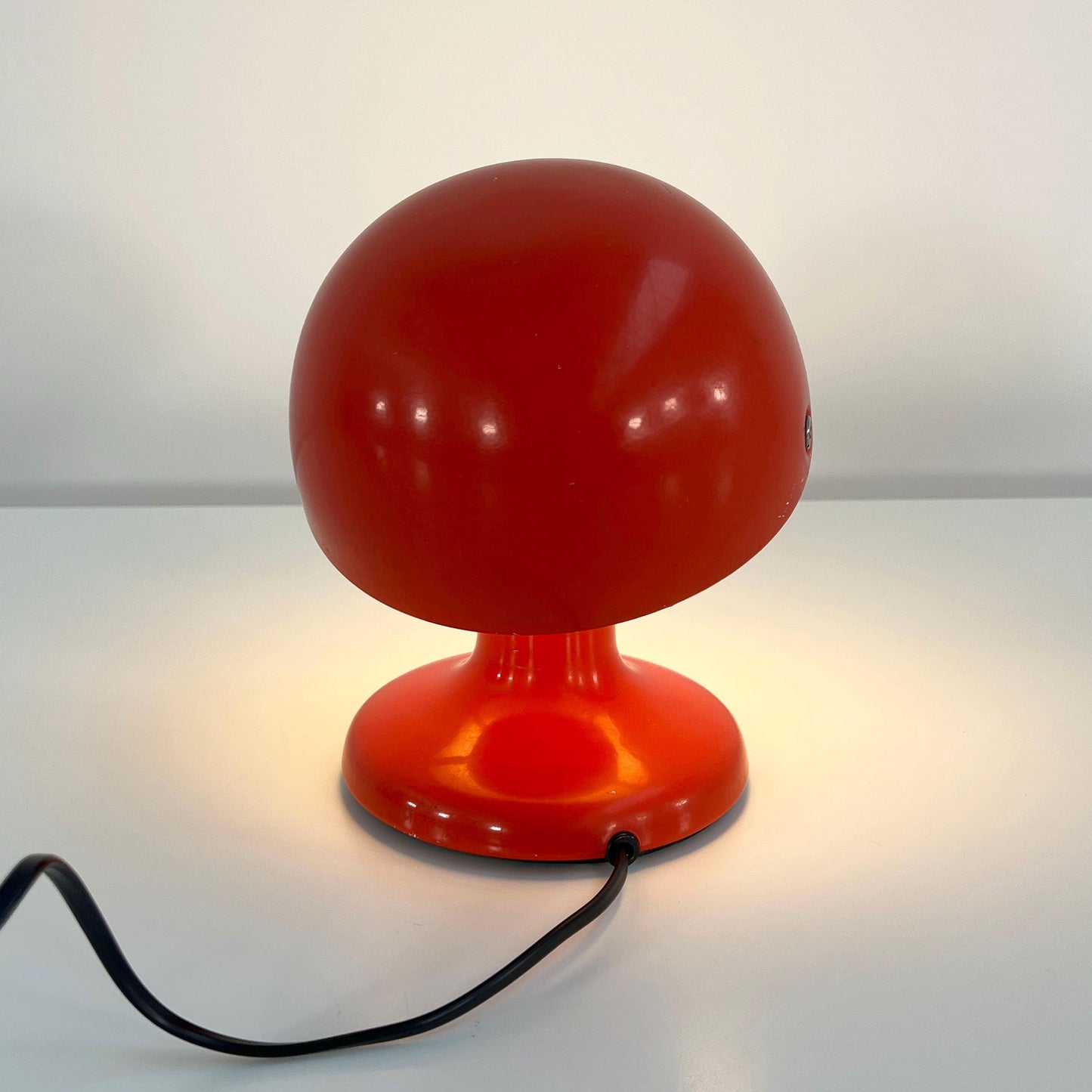 Red Jucker table lamp by Tobia & Afra Scarpa for Flos, 1960s