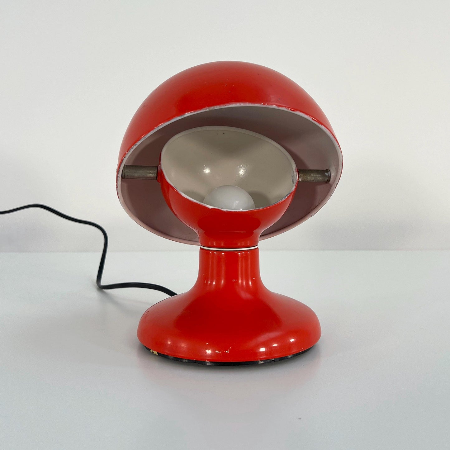 Lampe de table Jucker rouge par Tobia & Afra Scarpa pour Flos, 1960