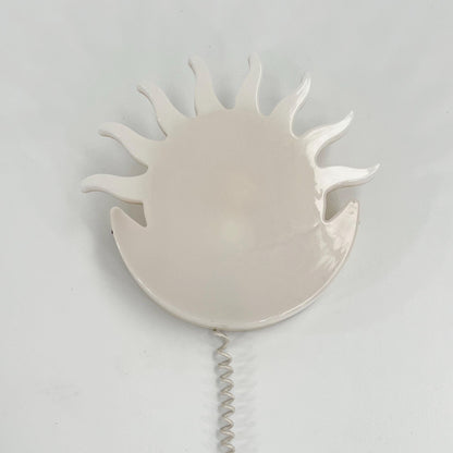 Applique ou lampe de table Soleil et Lune, années 1980