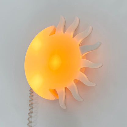 Sun and Moon wall or table lamp, 1980s