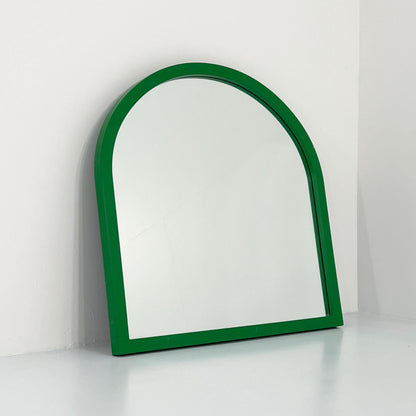 Miroir à cadre vert Modèle 4720 par Anna Castelli Ferrieri pour Kartell, 1980