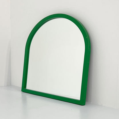 Miroir à cadre vert Modèle 4720 par Anna Castelli Ferrieri pour Kartell, 1980