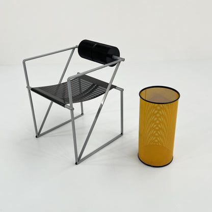 Yellow perforated umbrella stand by Caimi, 1980s