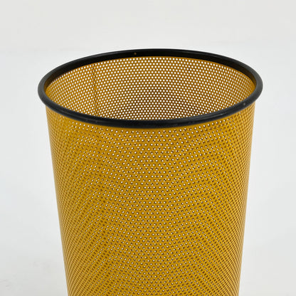 Yellow perforated umbrella stand by Caimi, 1980s