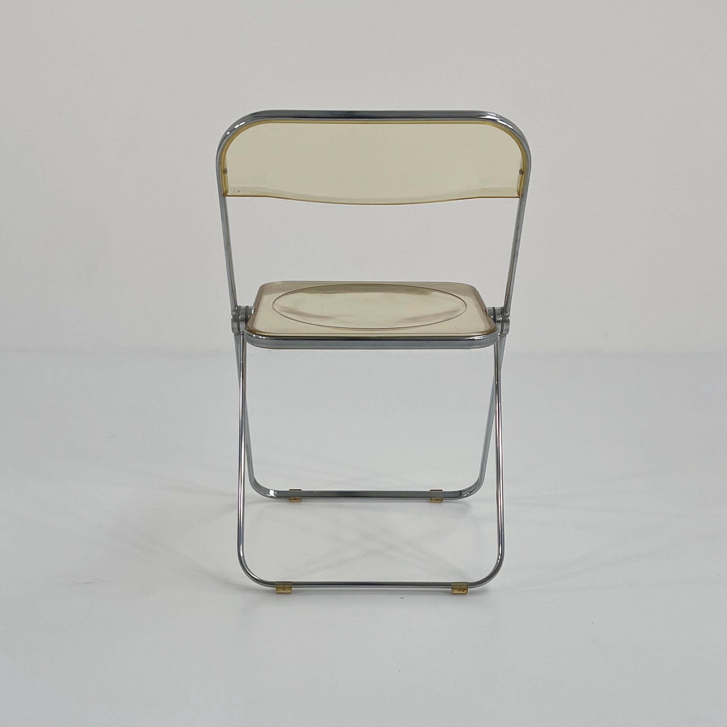 Plia folding chair by Giancarlo Piretti for Anonima Castelli transparent design, 1960s vintage