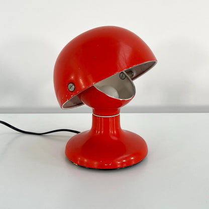 Red Jucker table lamp by Tobia & Afra Scarpa for Flos, 1960s