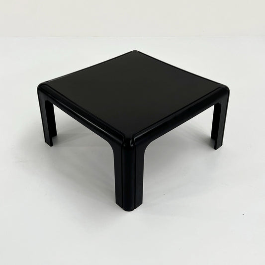 Table basse noire modèle 4894 par Gae Aulenti, vintage 1970