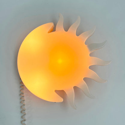 Applique ou lampe de table Soleil et Lune, années 1980