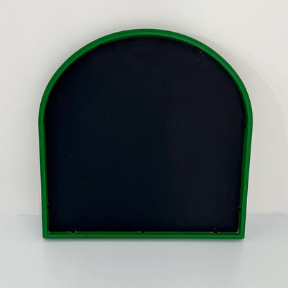 Miroir à cadre vert Modèle 4720 par Anna Castelli Ferrieri pour Kartell, 1980