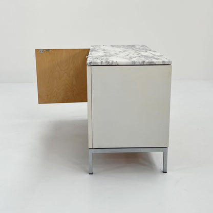 Executive cabinet with marble top by Florence Knoll for Knoll Int., 1960s