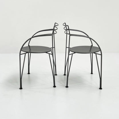 Lune D'Argent Postmodern Chair by Pascal Mourgue for Fermob, 1985