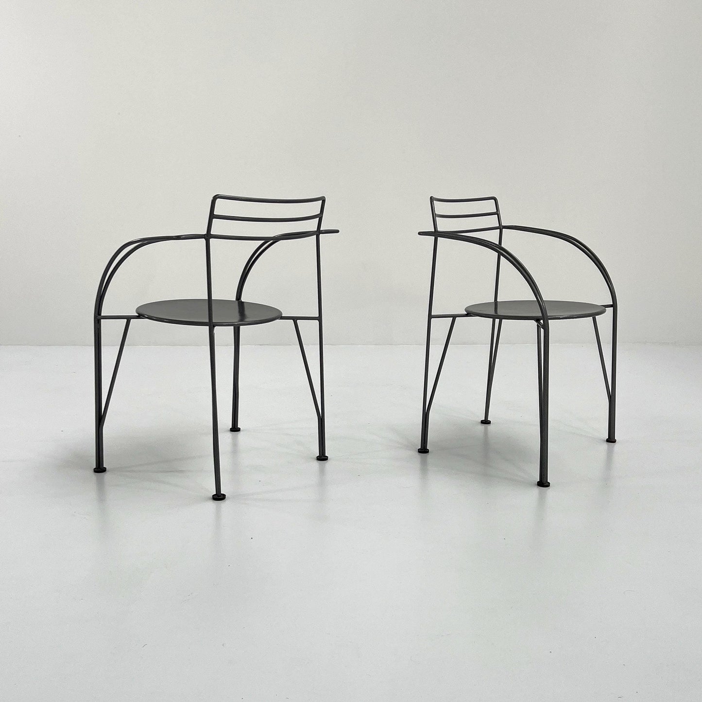 Lune D'Argent Postmodern Chair by Pascal Mourgue for Fermob, 1985