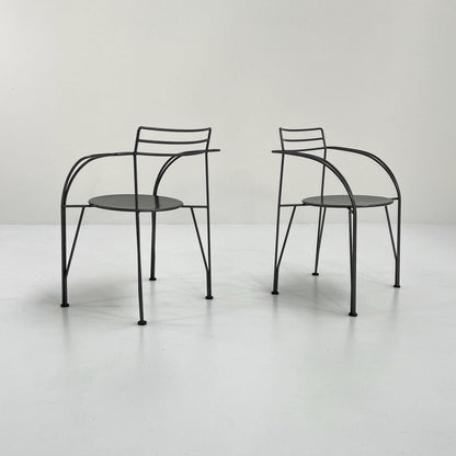 Lune D'Argent Postmodern Chair by Pascal Mourgue for Fermob, 1985