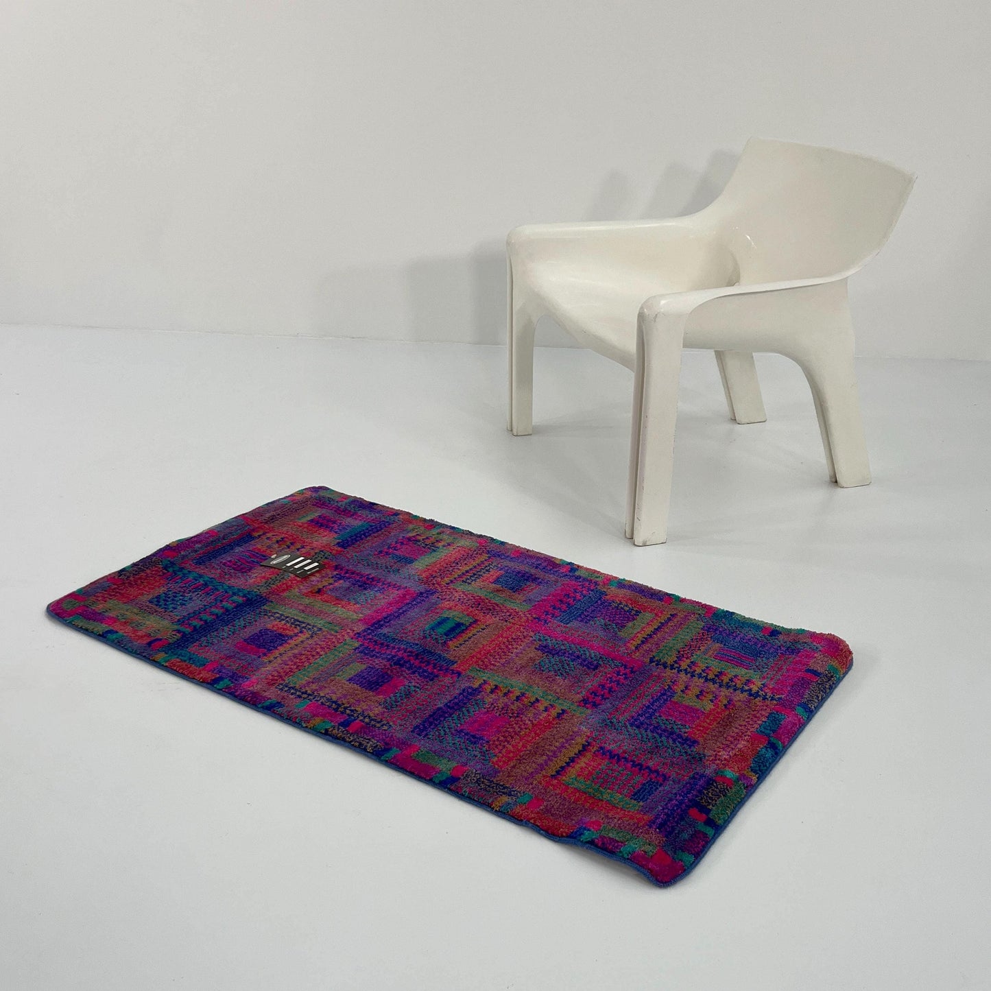 Abstract Geometric Wool Rug by Missoni, 1980s