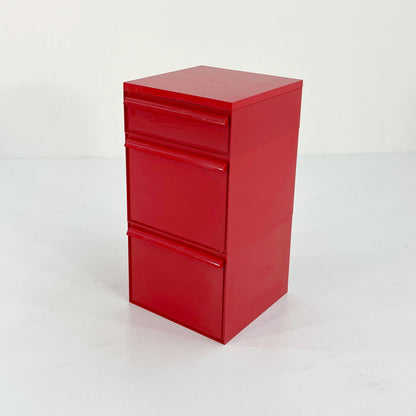 Rote Kommode Modell 4601 von Simon Fussell für Kartell, 1970er Vintage