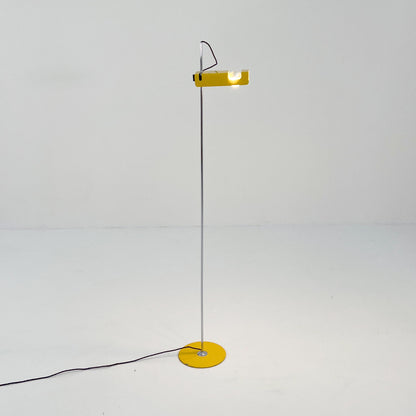 Yellow Spider floor lamp by Joe Colombo for Oluce, 1970s vintage mid-century