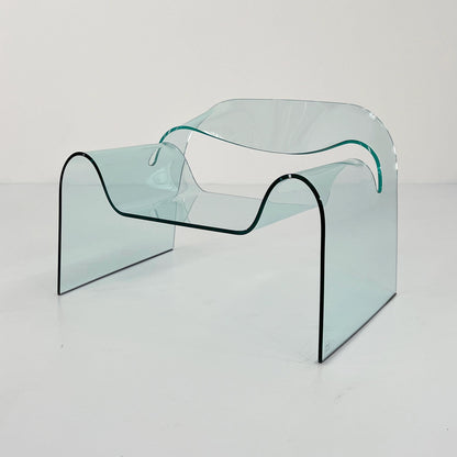 Ghost Armchair Vintage Stuhl von Cini Boeri für Fiam, 1990er