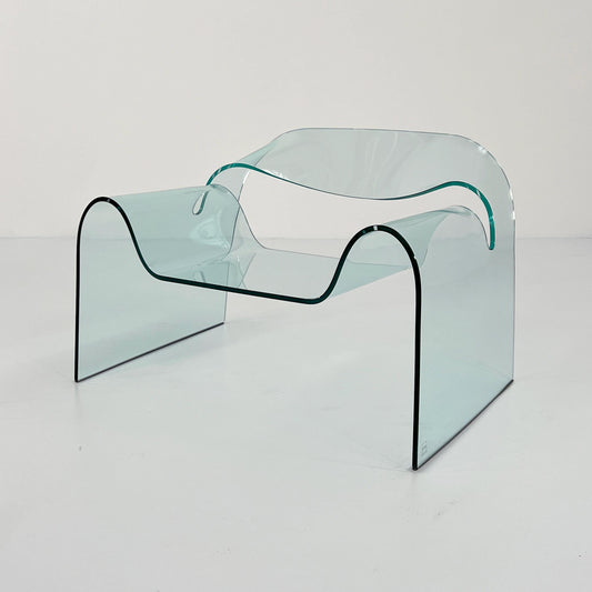 Ghost Armchair Vintage Stuhl von Cini Boeri für Fiam, 1990er