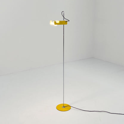 Yellow Spider floor lamp by Joe Colombo for Oluce, 1970s vintage mid-century