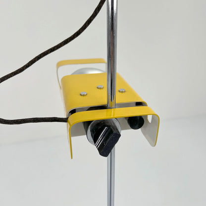 Yellow Spider floor lamp by Joe Colombo for Oluce, 1970s vintage mid-century