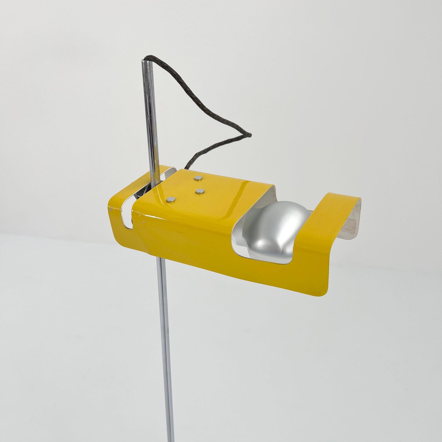 Lampadaire Spider Jaune par Joe Colombo pour Oluce, années 1970, vintage milieu du siècle