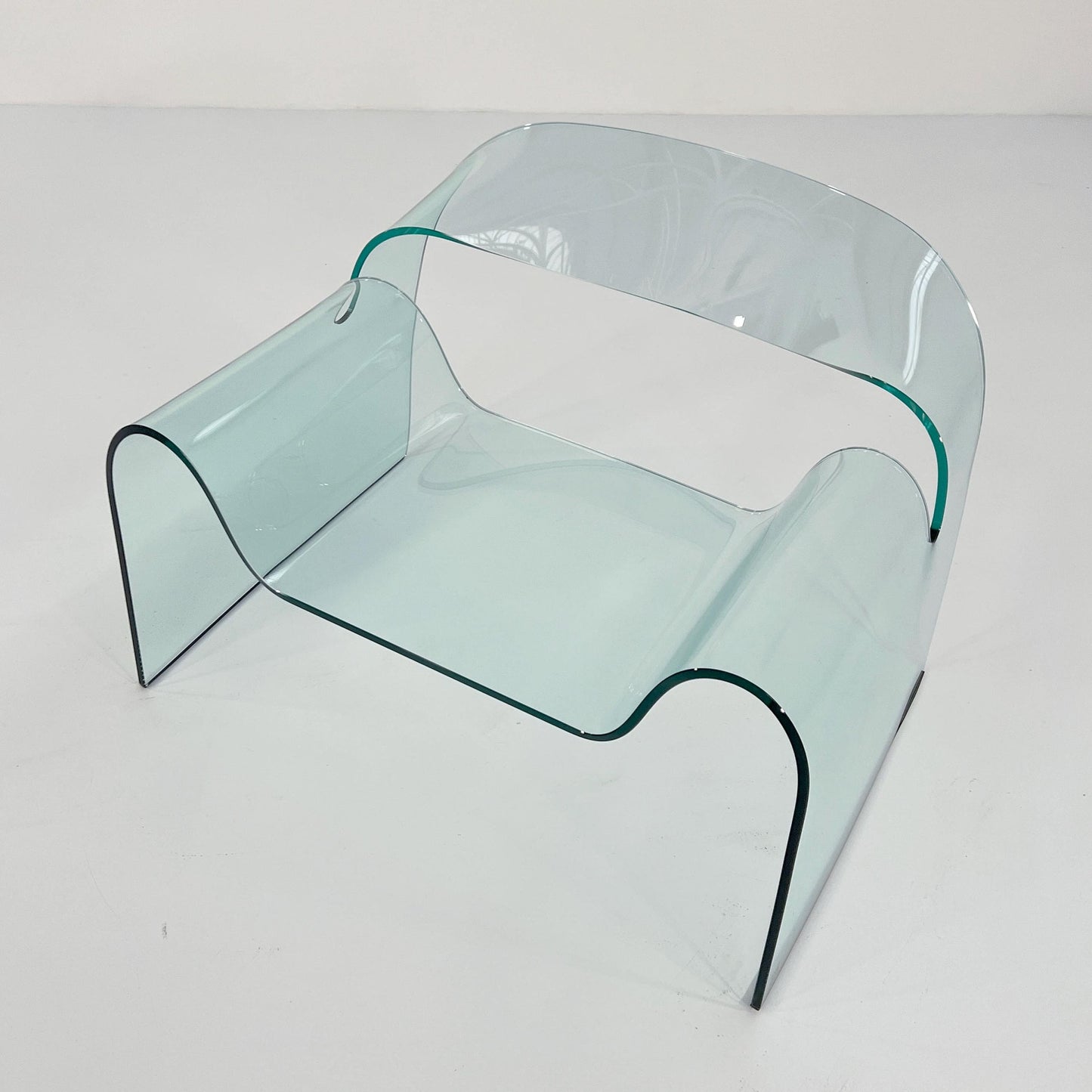 Ghost Armchair Vintage Stuhl von Cini Boeri für Fiam, 1990er