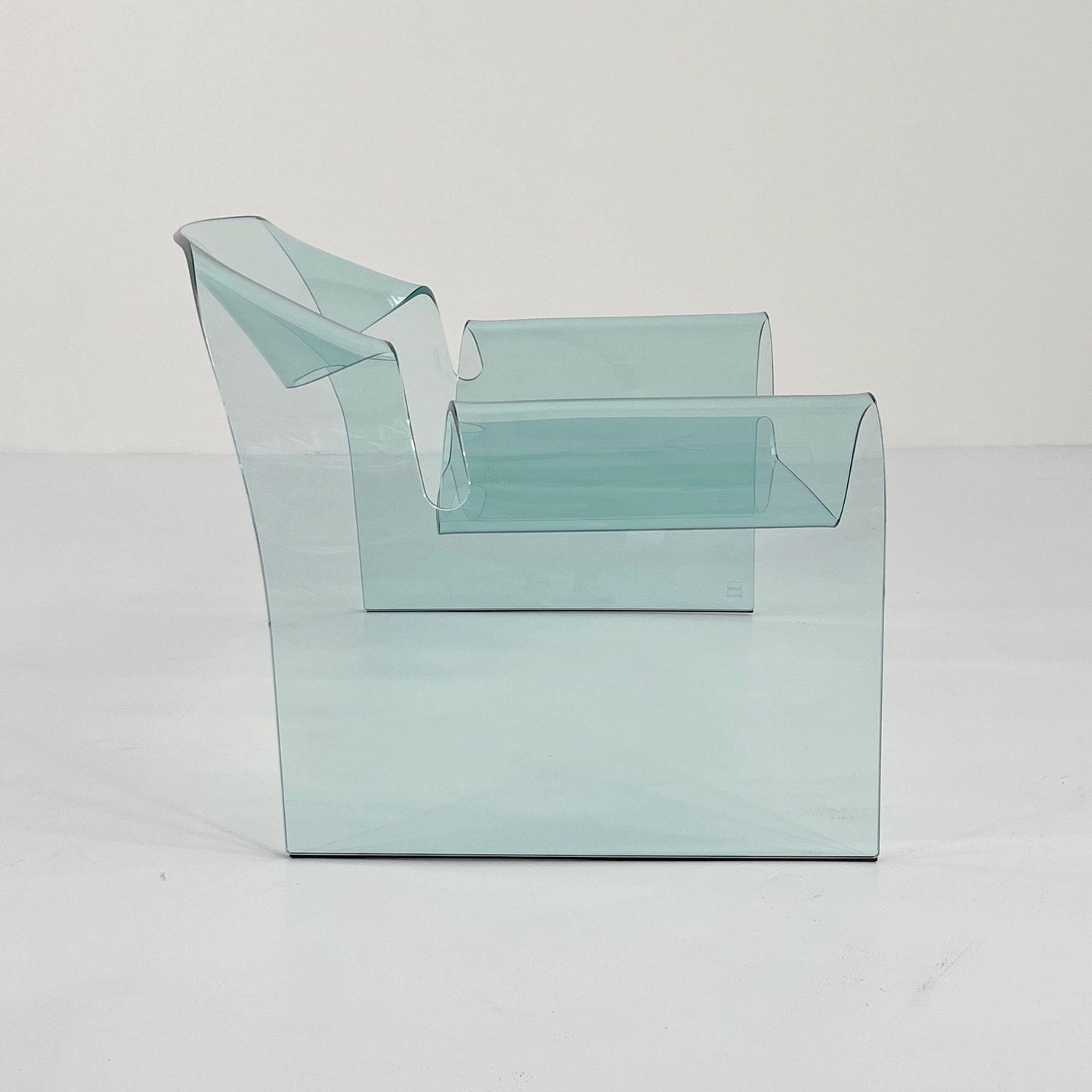 Ghost Armchair Vintage Stuhl von Cini Boeri für Fiam, 1990er