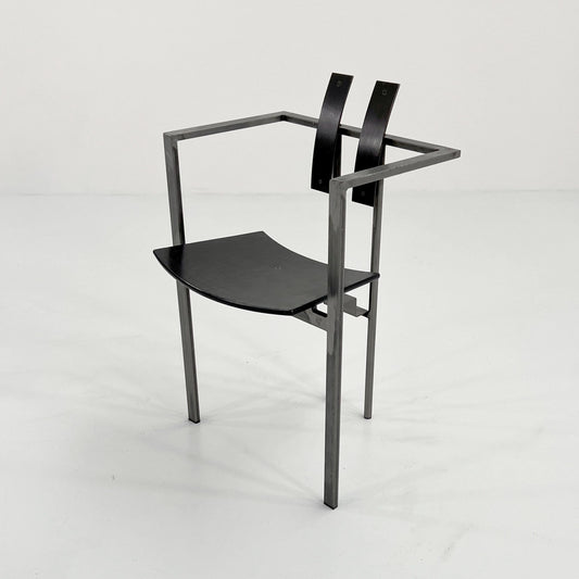 Black and Grey Postmodern Vintage Trix Chair by Karl Friedrich Förster, 1980s