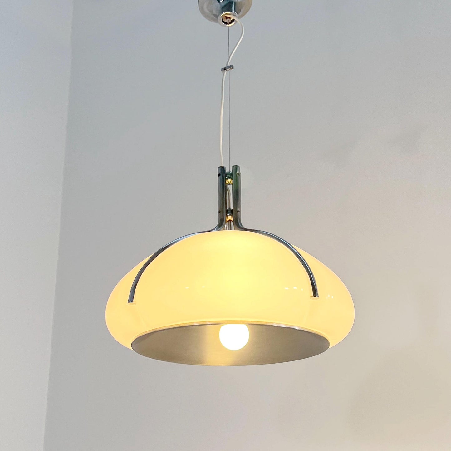 Vintage pendant lamp Quadrifoglio by Harvey Guzzini, 1970s