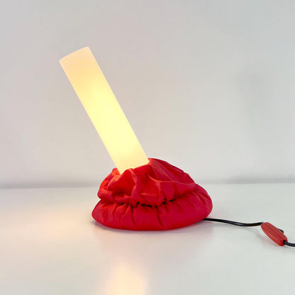 Vintage Red Cloche Table Lamp by De Pas, Durbino and Lomazzi for Sirrah, 1980s