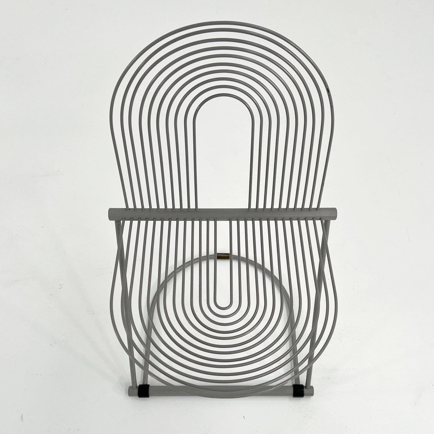 Grey vintage rocking chair by Jutta and Herbert Ohl for Rosenthal Lübke, 1980s