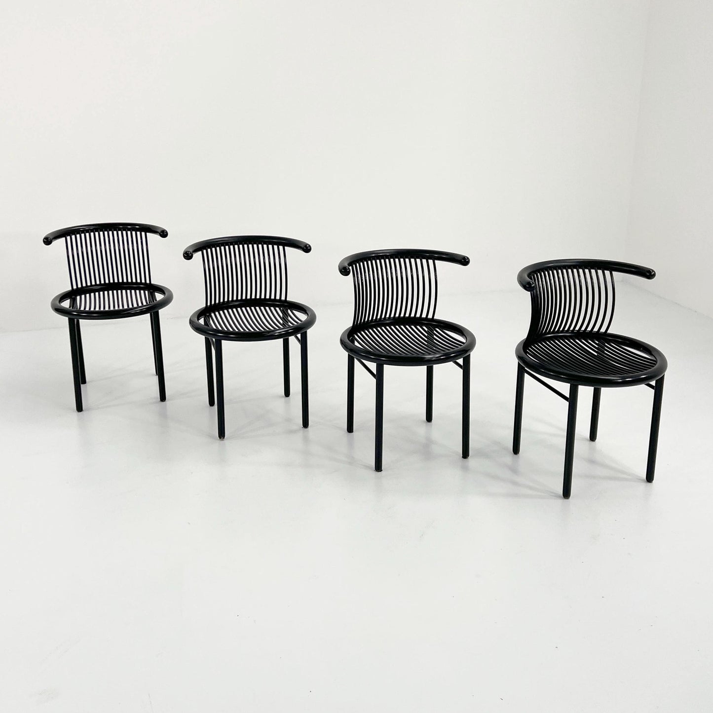 Set of 4 Circo chairs by Jutta and Herbert Ohl for Rosenthal Lübke, 1980s vintage