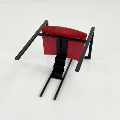 Vintage Postmodern Trix Chair in Black and Red by Karl Friedrich Förster, 1980s