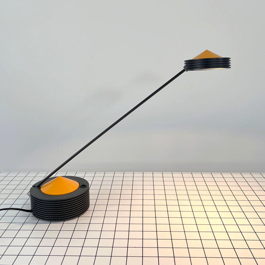 Vintage Yellow Lugano Desk Lamp by E Lite, 1980s