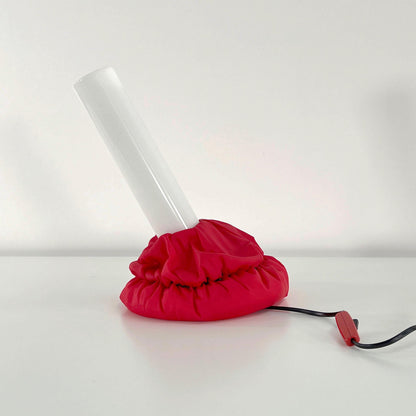 Vintage Red Cloche Table Lamp by De Pas, Durbino and Lomazzi for Sirrah, 1980s