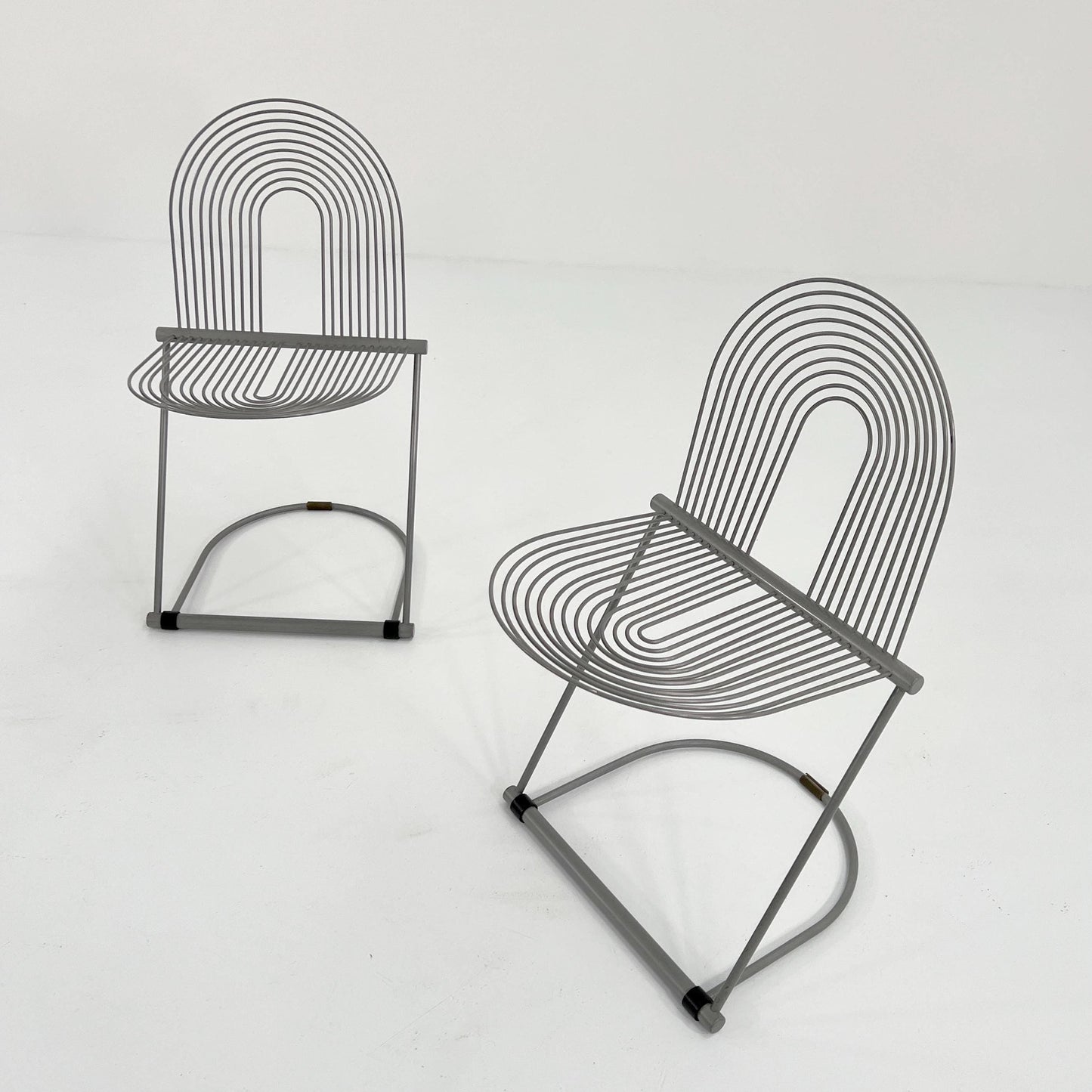 Grey vintage rocking chair by Jutta and Herbert Ohl for Rosenthal Lübke, 1980s